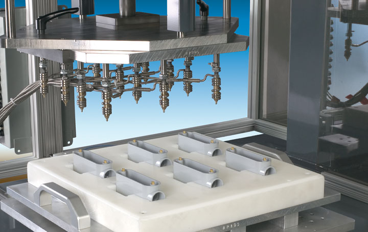 app auto electrical conduit assembly close up