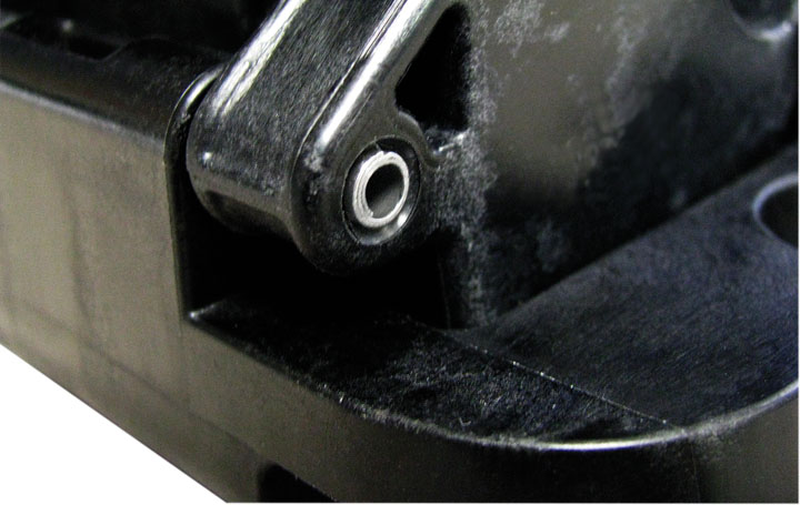 app coiled pin automatic transmission shifter housing close up