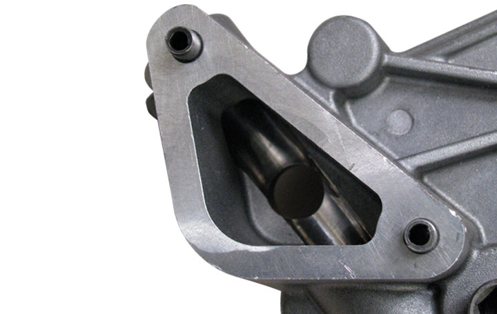 app coiled pin automotive oil pump close up