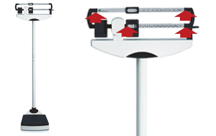 app coiled pin beam scale