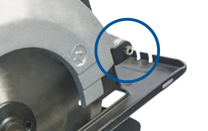 app coiled pin circular saw close up
