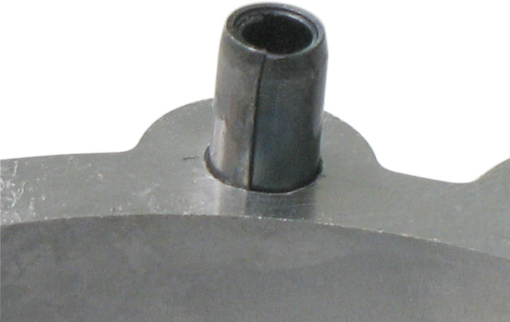 app coiled pin crank shaft cover close up