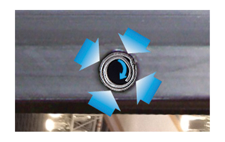 app coiled pins stage lighting right
