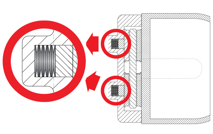 app disc spring mechanical brake system stacking