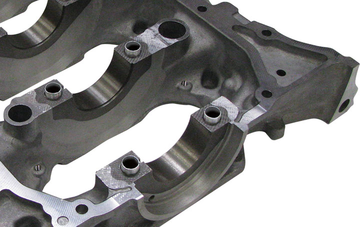 app gd100 lower engine block close up