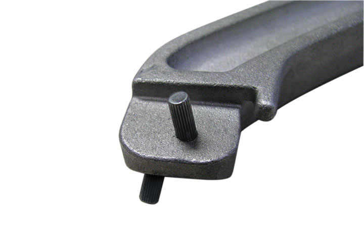 app solid pin aluminum saw close up