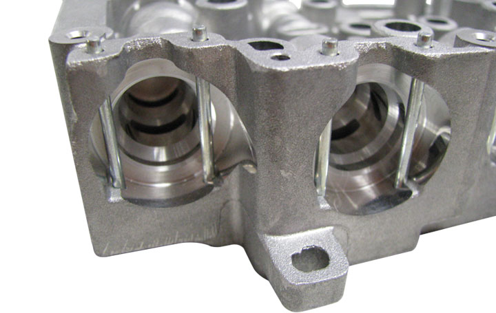 app solid pin transmission valve body close up