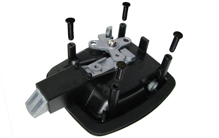 app solid pin steel door latch mounting plate assembly