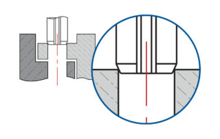 standard slotted pin vs iso